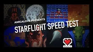 Starflight Speed Test on the Amiga: 7Mhz vs 40Mhz