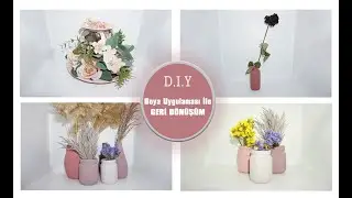 Boya Uygulaması ile Seramik Vazo Yapımı DIY GERİ DÖNÜŞÜM PROJESİ
