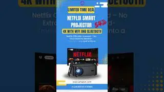 HAPPRUN Smart Projector Best Home Theater Under $300? 😍 | HAPPRUN 4K Projector Review