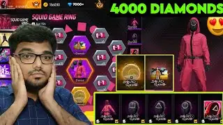 🔥SQUID GAME RING EVENT tamil 🤩 Diamonds காலி 🤑 Epic Spin 🎉 Free fire squid game all item #freefire