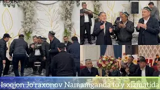 Isoqjon Jo’raxonov Namanganda to’y xizmatida DIYOR TO’YXONASI