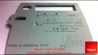 Laser Marking on ABS Plastic Case with NANO D 6006 by Macsa ID
