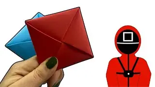 Как сделать ддакджи из игры «Кальмар» | Простые оригами ддакджи!