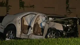 4 hurt when car slams into Casselberry overpass