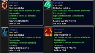 How to get the Blaze, Dust, Gale, and Tide Spirit Pets!