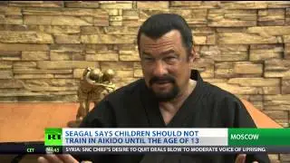 [HD] Action Star Steven Seagal Shares Aikido Expertise With Russian on RT