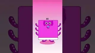 Sprunki OC NumberBlock 80 Baby Phase 4 #sprunki #animation #numberblocks