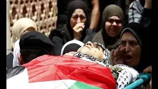 تشييع جثمان الشهيد أدهم عليوي في بلدة زواتا غرب نابلس