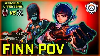 [FiNN POV] PRO Ana and Juno gameplay | Crazy Raccoon vs ZETA DIVISION | OWCS ASIA LAN