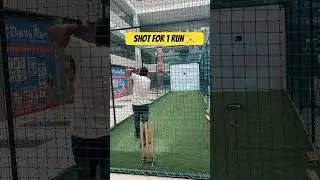 Elegant shot 🌸 in virtual cricket 🏏