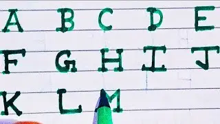 AToZ Alphabet | Abcd Capital letter | abcd video | abcd song | abcd abcd | Stylish alphabet #abcd 