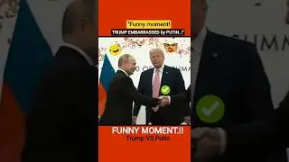 Забавный момент: Дональд Трамп смущён Путиным&raquo; #trump #putin