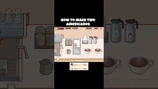 How to make two americanos #goodcoffeegreatcoffee #cozygames #americano #trending #viralshorts