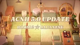 Let's Build ACNH 3.0 Update ☆ ROOM 2 Japanese Theme ☆ SPEED BUILD ☆ EnbyGames