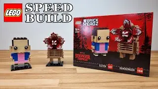 LEGO Stranger Things 40549 Demogorgon & Eleven BrickHeadz - Lego Speed Build