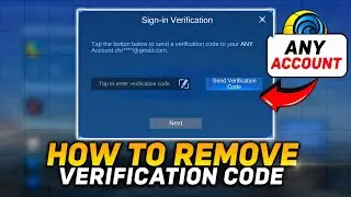 HOW TO BYPASS AND REMOVE VERIFICATION CODE IN MOBILE LEGENDS | NEW METHOD!