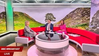 Planting the future - Lucy Pittaway Shares Her Vision on BBC Breakfast: Sycamore Gap