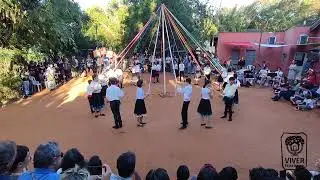 6º ano Dança da Fita na festa junina de 2023.