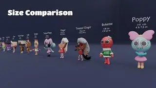 [Updated] All Dandys world characters size and height comparison 2025