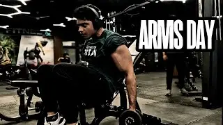 IRON ODYSSEY DAY 5 | ARM WORKOUT FOR MASS & PEAK #gym 