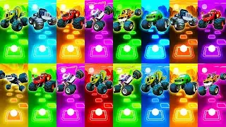 Blaze and the Monster Machines Compilation #3 | Tiles Hop EDM Rush