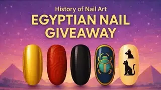 Competition Entry @NailCrusade Egyptian Inspired Nails 💅🏻💖 #beginnerfriendly #nailart 