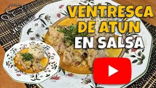 🐟 ¡La ventresca de atún más jugosa en salsa casera! 🍴 Fácil, saludable y deliciosa 😍