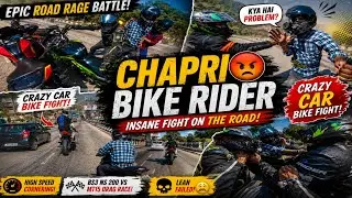 EXTREME FIGHT 🤬 WITH CHAPRI RIDER ROAD RAGE 🤬|| LADAI HO GAYI CHAPRI SE 🤬