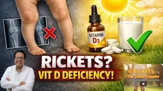 Rickets in Children 😱 | Vitamin D & Calcium Deficiency | टेढ़े पैर, कमजोर हड्डियाँ | इलाज