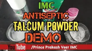 IMC Antiseptic Talcum Powder का Demo... ||Demo serice ||