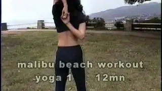 malibu beach workout-yoga  basics at pacific palisades
