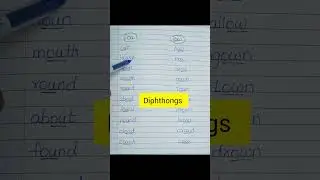 Дифтонги/звук 