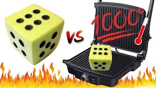 EXPERIMENT ✪ 1000° VS Sponge Cube