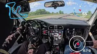 Porsche Cup Car with James at Gingerman