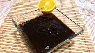 Zapote Negro con Jugo de Naranja