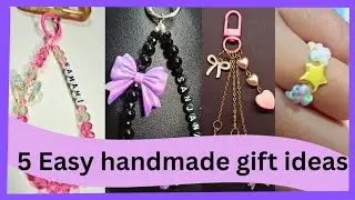 5 handmade easy gift ideas 💡🔥🎀💝👒#trending #easy #handmade #how #gift #cute 