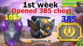 1st Week Oyar Return | Opened Total 385 Ancient Chest-Dragon Mania Legends | 1097 Talisman | DML