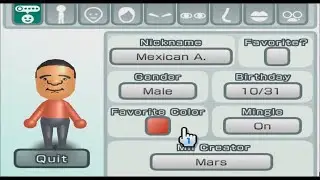 Mexican Andy - Mii 1115