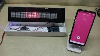 Voice Controlled 🎤🗣️ LED Scrolling Display Board using Arduino