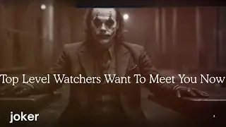 Chosen One, Top _ Level Agents Have Been Watching,,,,, Now They Stand In Reverence || Joker Motivati