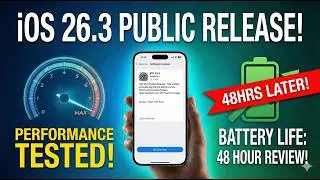iOS 26.3 After 48 Hours &mdash; Battery Life & Performance Tested!