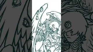 Cherub Illustration for a Future Project #art #angel #cherubim #wings