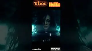 Thor vs Hela #thor #kneelengthhair #hela #avengers #action #shorts #youtube #edit_axess