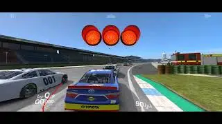 Professional Racing Car in Action | High-Speed Track Performance
