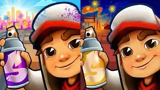 Subway Surfers: Mumbai Holi 🆚 Snake Of The Year | World Tour Map Comparison Gameplay Subway Surfers