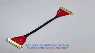 flex cable assemblies IPEX 20496-R26T-30 micro coaxial cable for industrial cameras Coaxial Cable Wi
