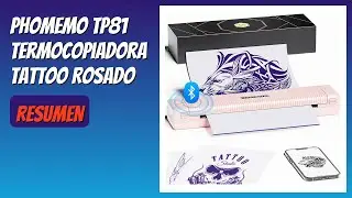 RESE&Ntilde;A (2026) : Phomemo TP81 Termocopiadora Tattoo Rosado. DETALLES