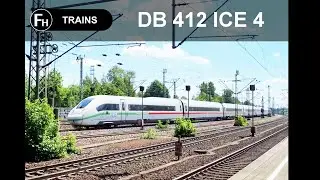 ICE 4 DB Baureihe 412 mit ICE 866 | Hamburg-Harburg | Einfahrt | 4K