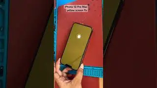 iPhone 13 Pro Max yellow screen fix