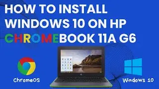 Как установить Windows 10 на HP Chromebook 11A G6. #chromebook #hp